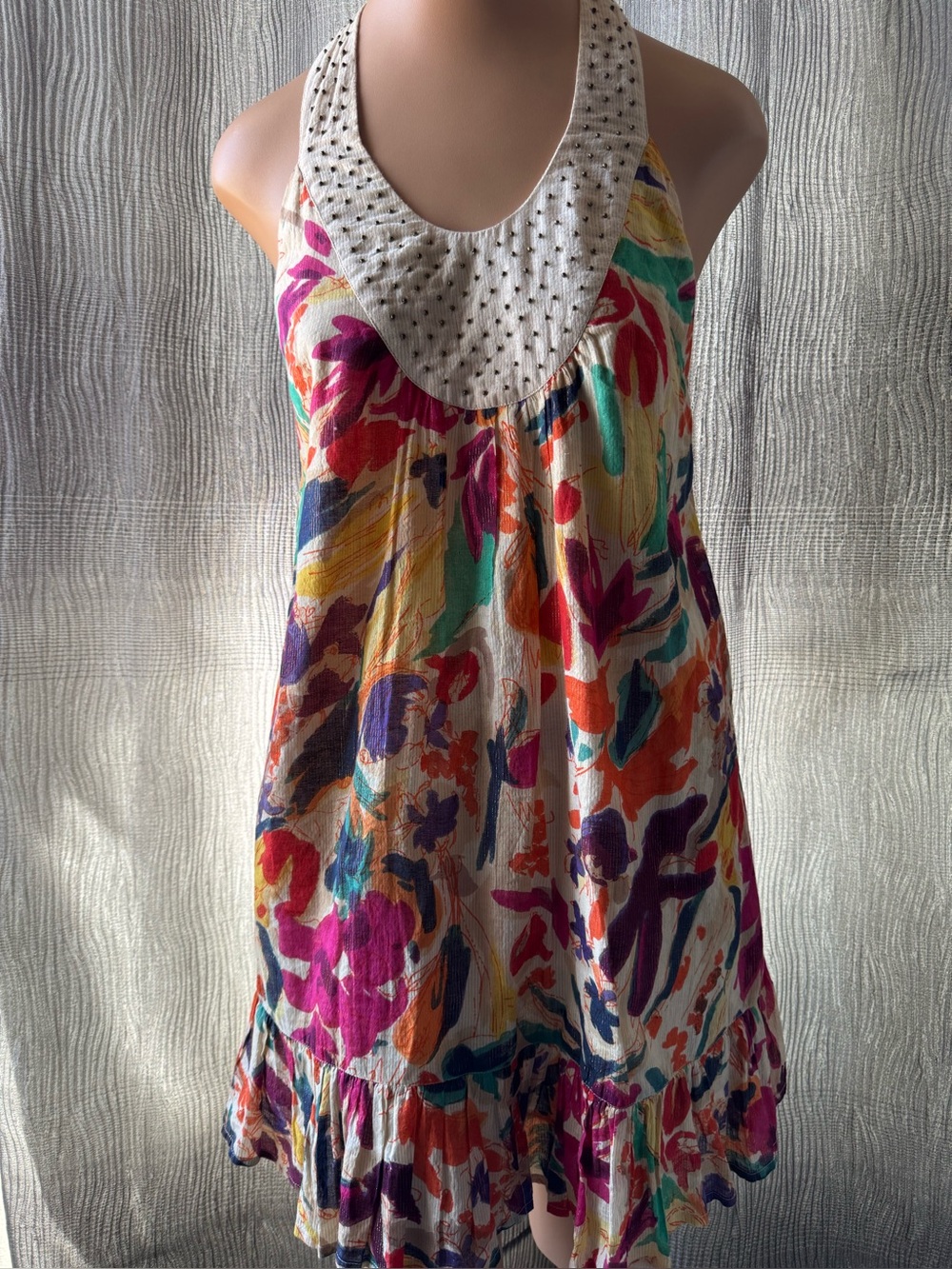 FRENCH CONNECTION Colorful Floral Sleeveless Dress Size 0